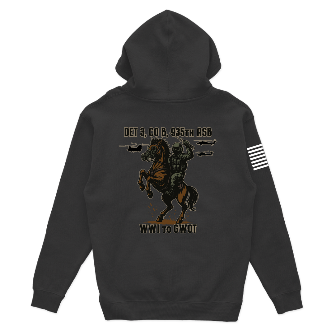 Det 3, B Co, 935th ASB w/ Flag Hoodies