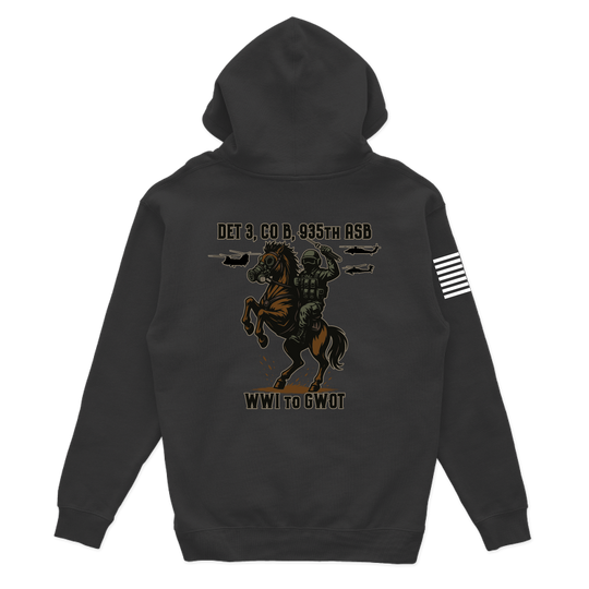 Det 3, B Co, 935th ASB w/ Flag Hoodies