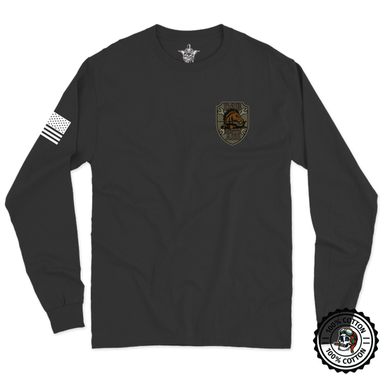 Det 3, B Co, 935th ASB w/ Flag Long Sleeve T-Shirt