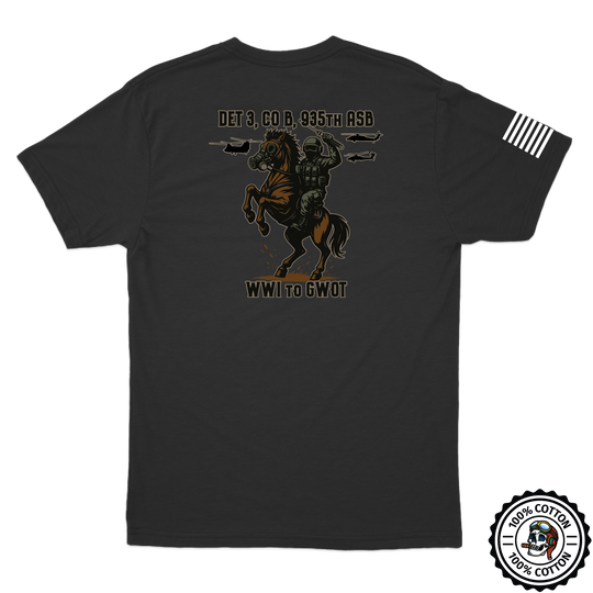 Det 3, B Co, 935th ASB w/ Flag T-Shirts