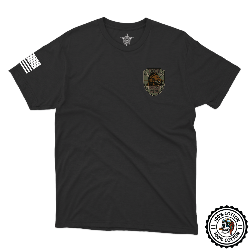 Det 3, B Co, 935th ASB w/ Flag T-Shirts