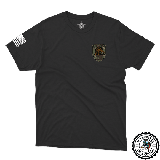 Det 3, B Co, 935th ASB w/ Flag T-Shirts