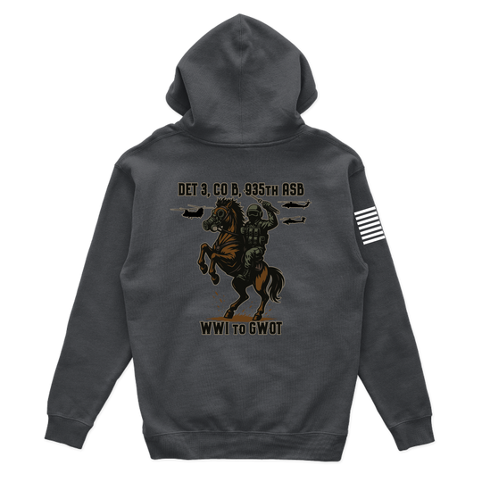 Det 3, B Co, 935th ASB w/ Flag Hoodies