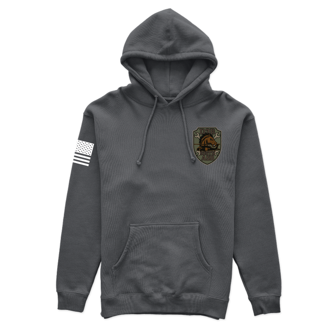 Det 3, B Co, 935th ASB w/ Flag Hoodies