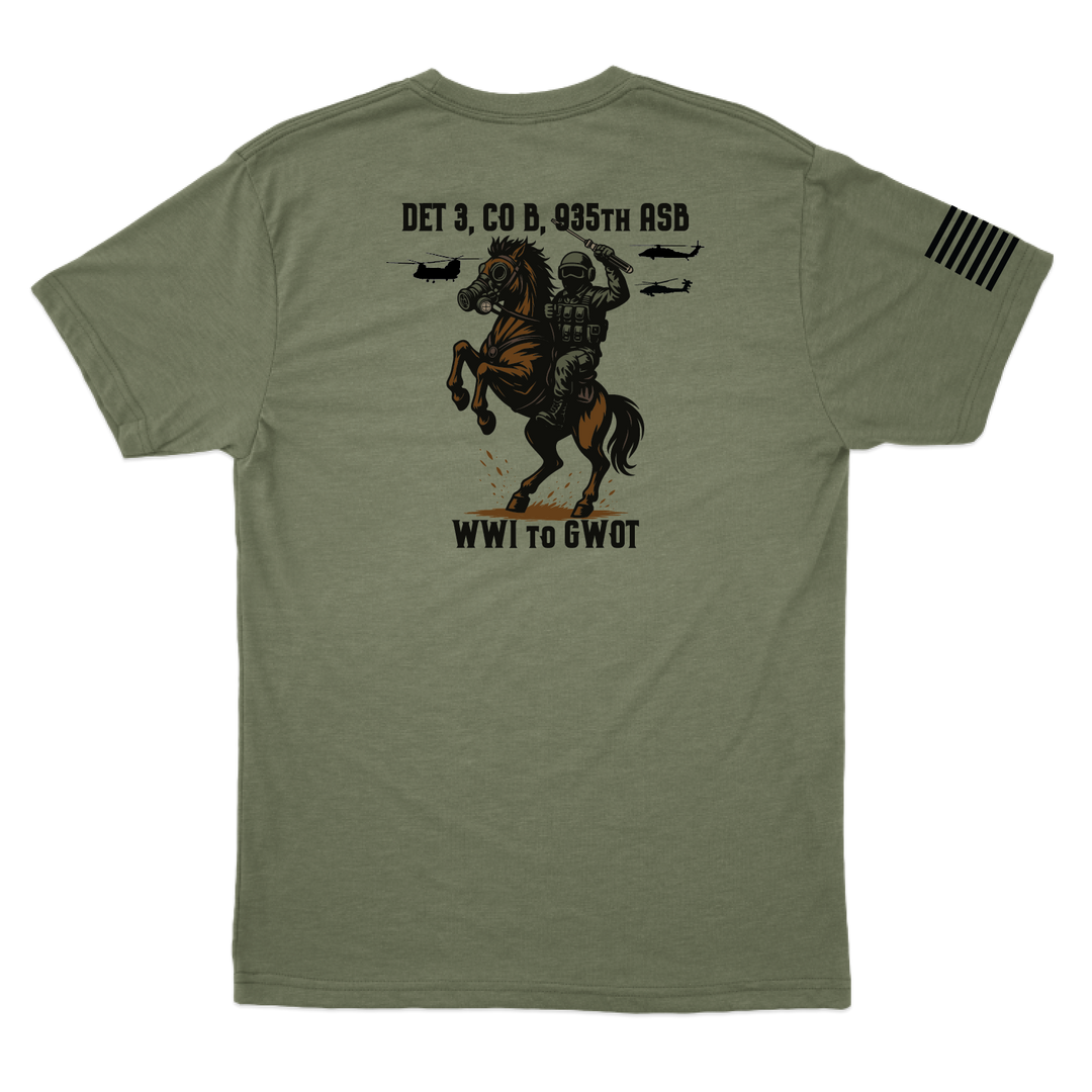 Det 3, B Co, 935th ASB w/ Flag T-Shirts