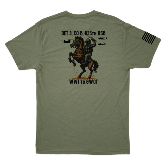 Det 3, B Co, 935th ASB w/ Flag T-Shirts