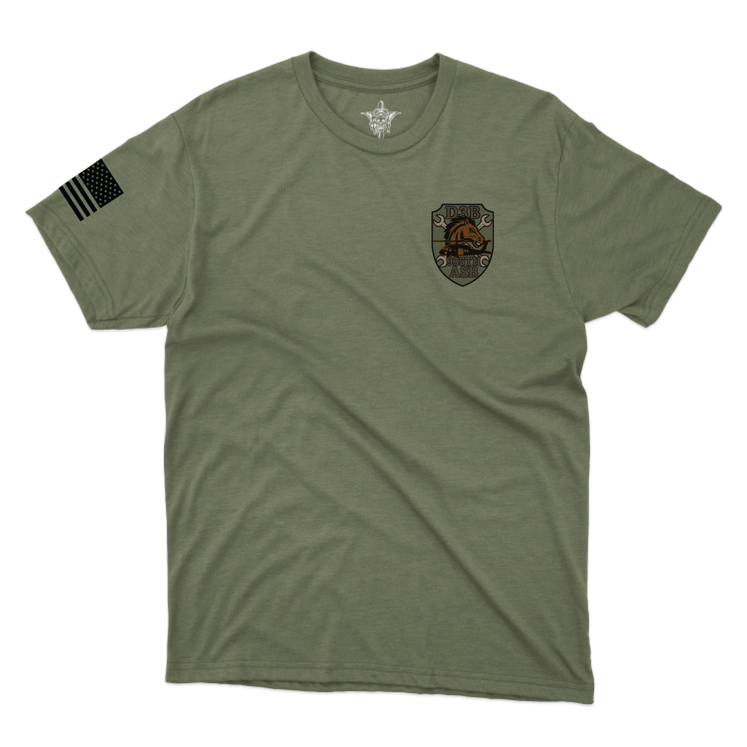 Det 3, B Co, 935th ASB w/ Flag T-Shirts