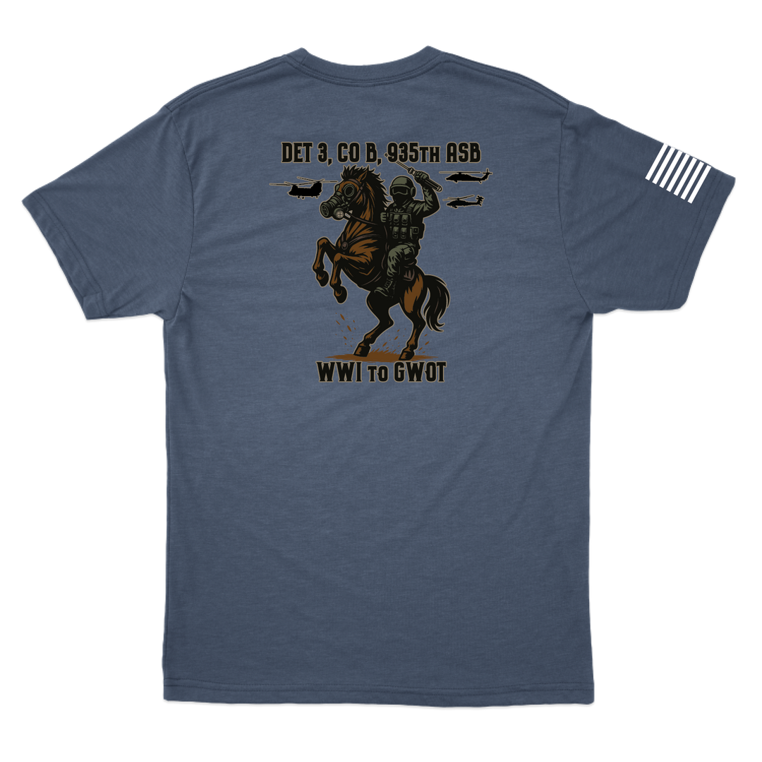 Det 3, B Co, 935th ASB w/ Flag T-Shirts