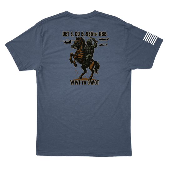 Det 3, B Co, 935th ASB w/ Flag T-Shirts