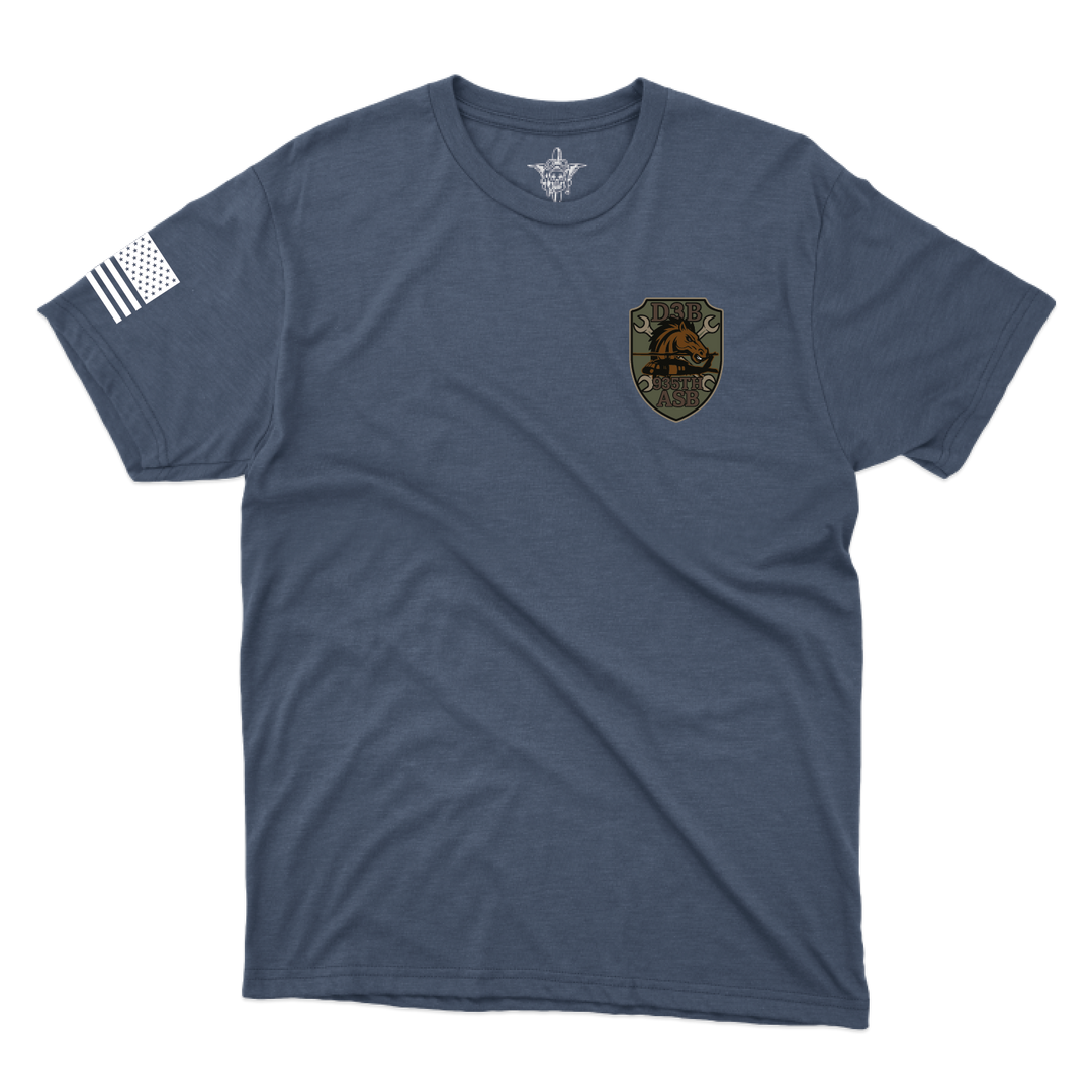 Det 3, B Co, 935th ASB w/ Flag T-Shirts