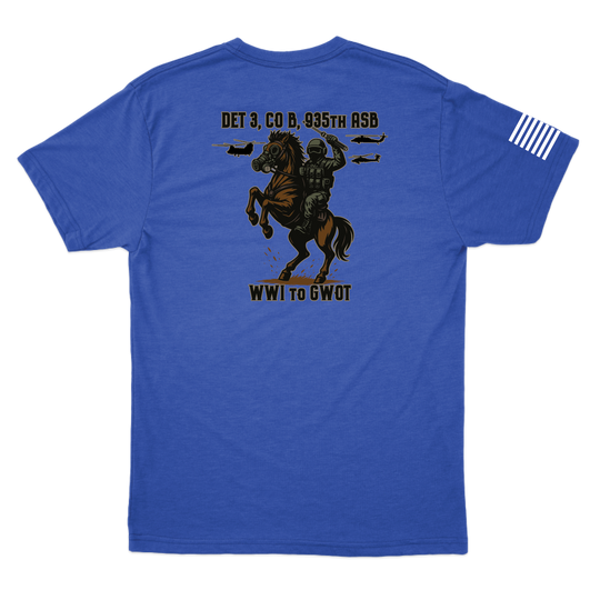 Det 3, B Co, 935th ASB w/ Flag T-Shirts