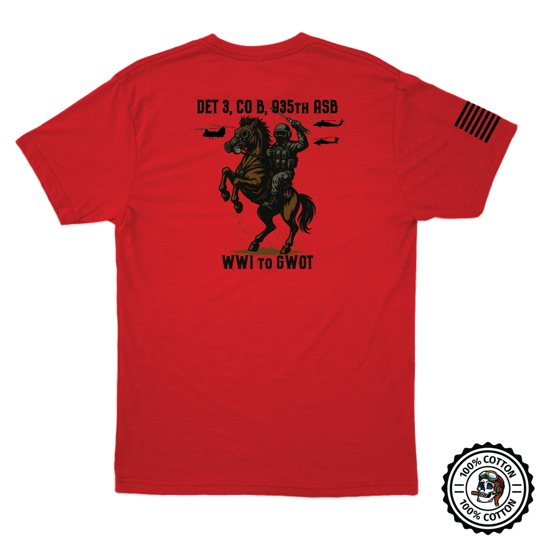 Det 3, B Co, 935th ASB w/ Flag T-Shirts