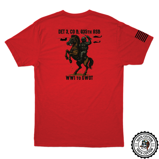 Det 3, B Co, 935th ASB w/ Flag T-Shirts