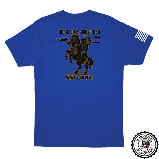 Det 3, B Co, 935th ASB w/ Flag T-Shirts