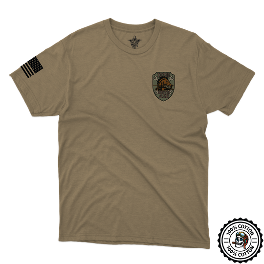 Det 3, B Co, 935th ASB w/ Flag Tan 499 T-Shirt