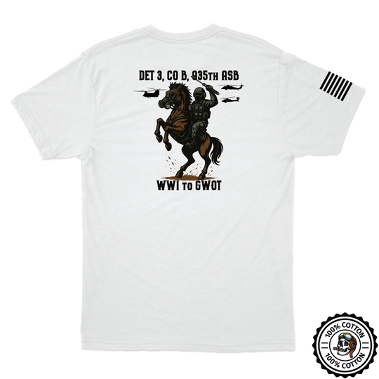 Det 3, B Co, 935th ASB w/ Flag T-Shirts