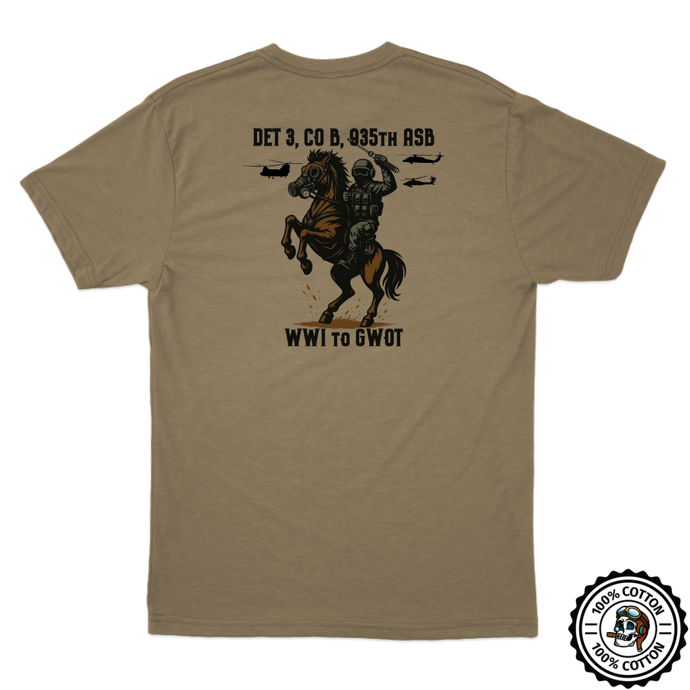 Det 3, B Co, 935th ASB Tan 499 T-Shirt