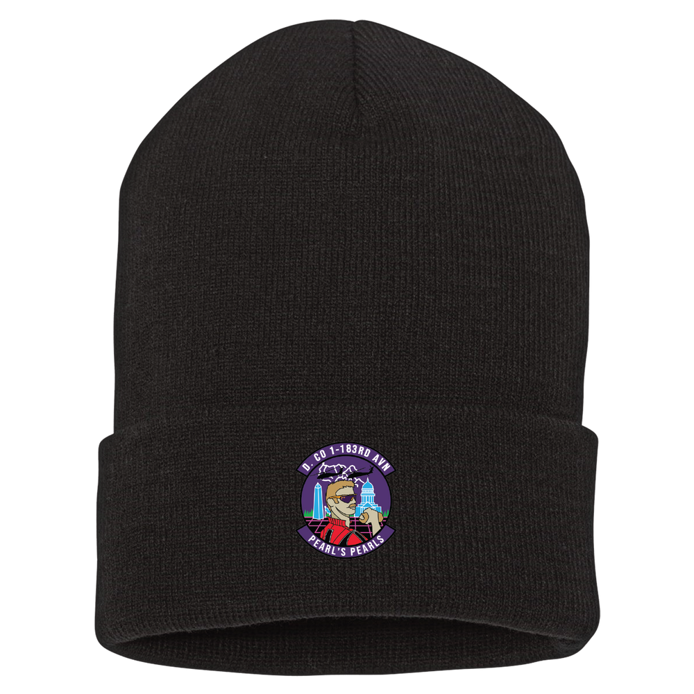 D Co, 1-183rd AHB Pearl's Pearls Beanies