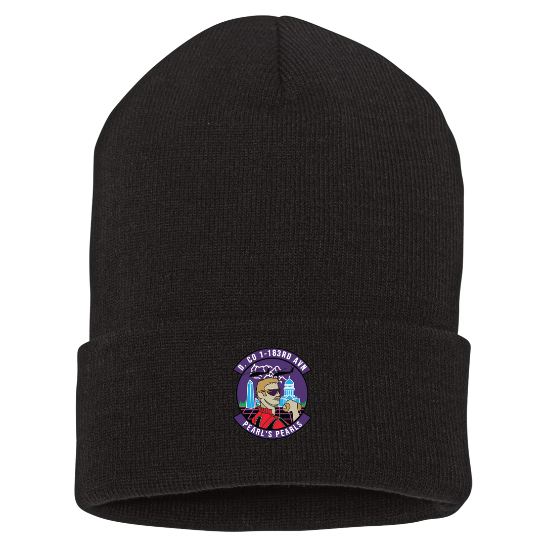 D Co, 1-183rd AHB Pearl's Pearls Beanies