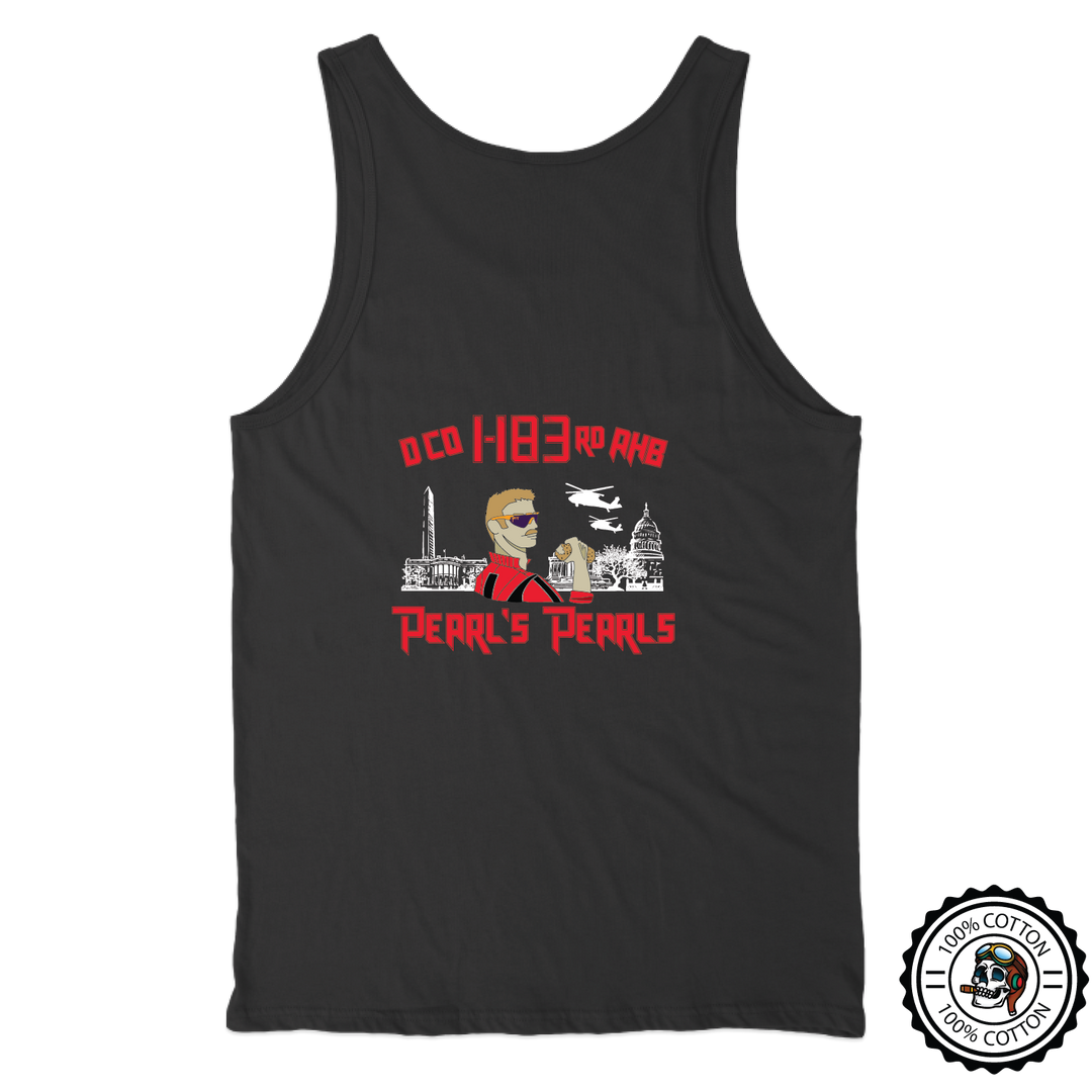 D Co, 1-183rd AHB Pearl's Pearls Tank Tops