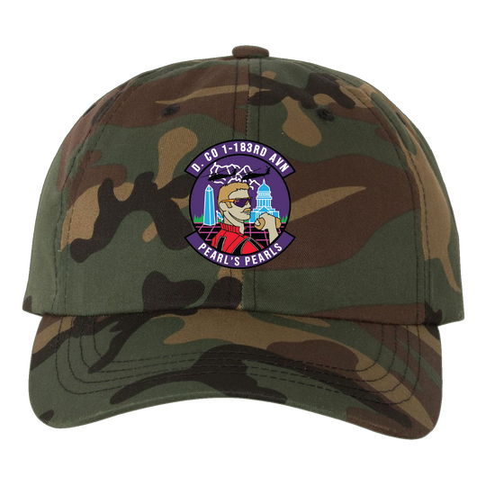 D Co, 1-183rd AHB Pearl's Pearls Embroidered Hats
