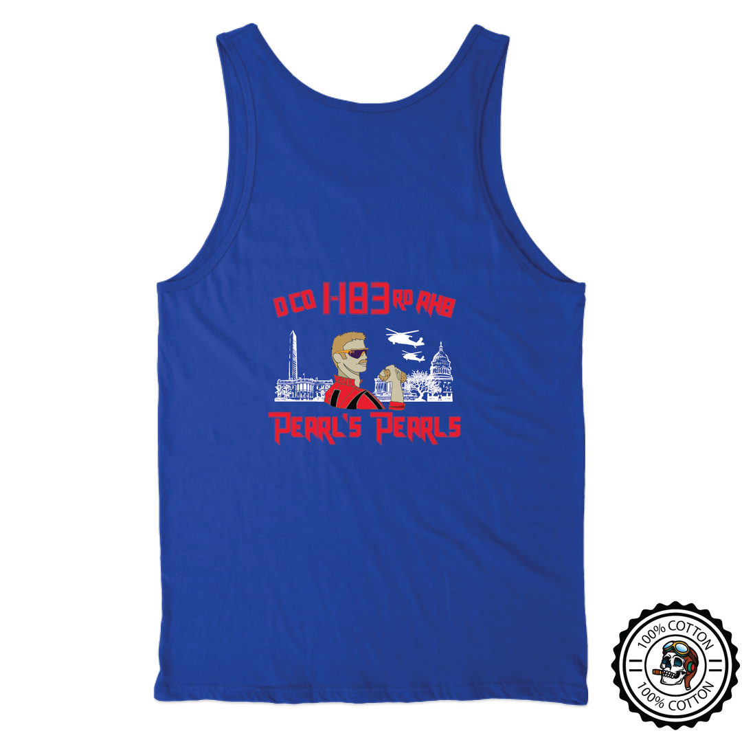 D Co, 1-183rd AHB Pearl's Pearls Tank Tops