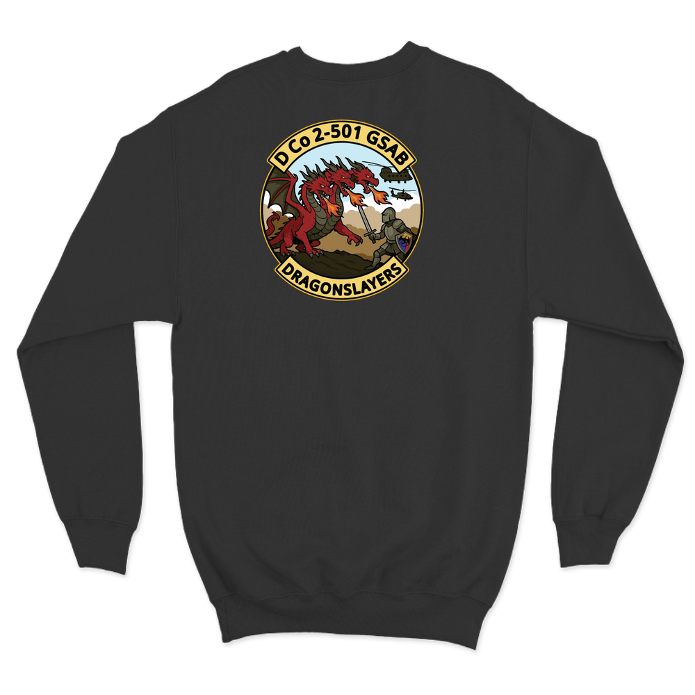 D Co, 2-501 GSAB "Dragon Slayers" Crewneck Sweatshirt