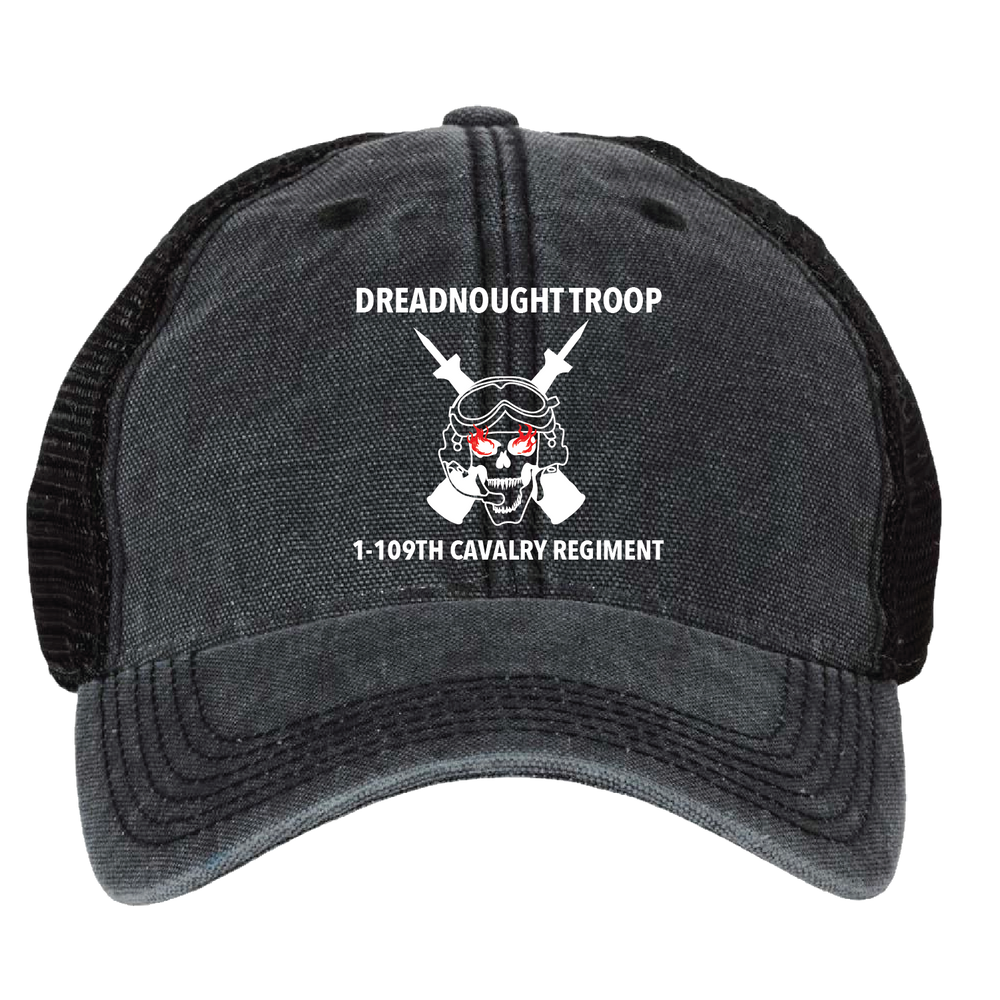 D TRP, 1-109th "Dreadnought" Embroidered Legacy Trucker