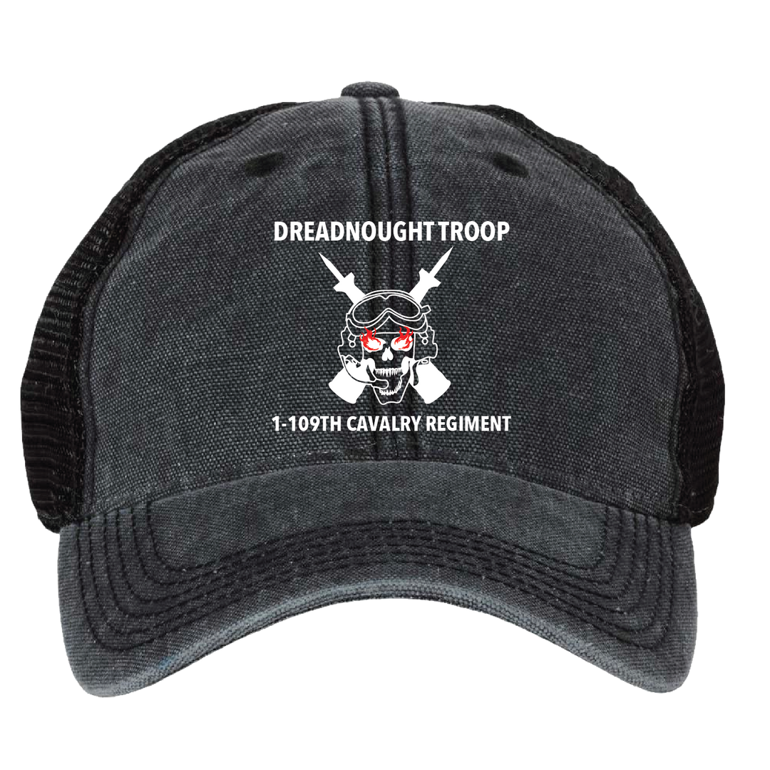 D TRP, 1-109th "Dreadnought" Embroidered Legacy Trucker