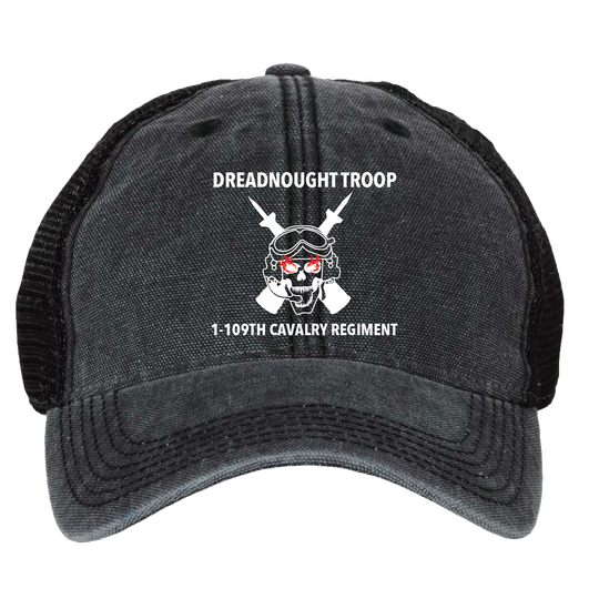 D TRP, 1-109th "Dreadnought" Embroidered Legacy Trucker