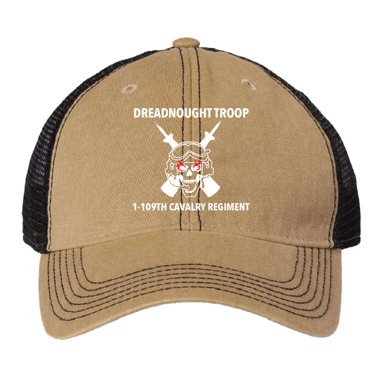 D TRP, 1-109th "Dreadnought" Embroidered Legacy Trucker