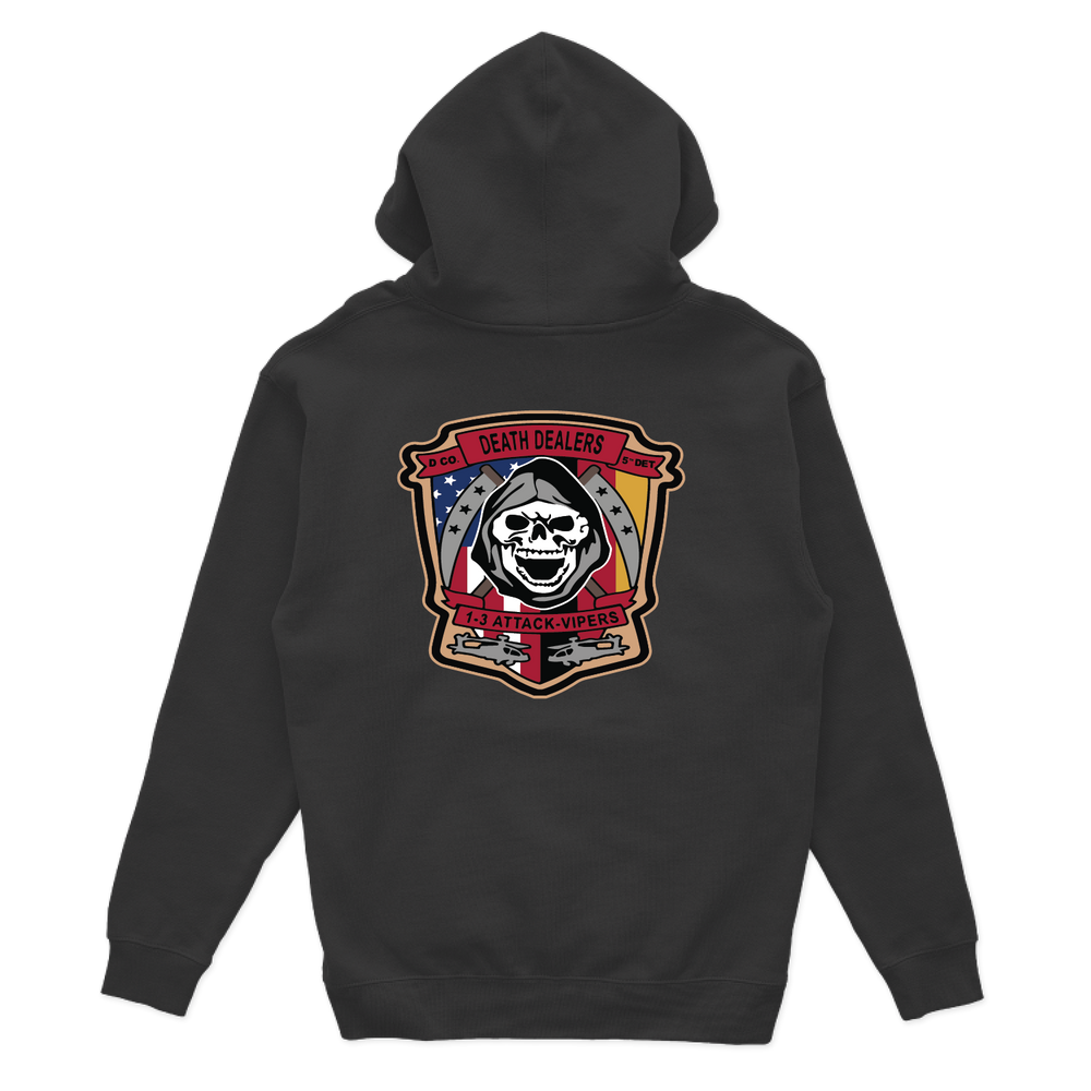 D Co, 1-3 AB "Death Dealers" V3 Hoodies