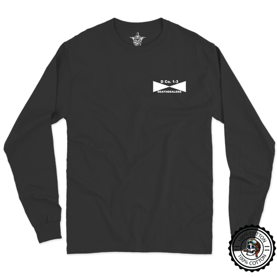 D Co, 1-3 AB "Death Dealers" V3 Long Sleeve T-Shirt