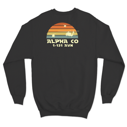 A Co, 1-131 AHB "Death's Angels" V2 Crewneck Sweatshirt