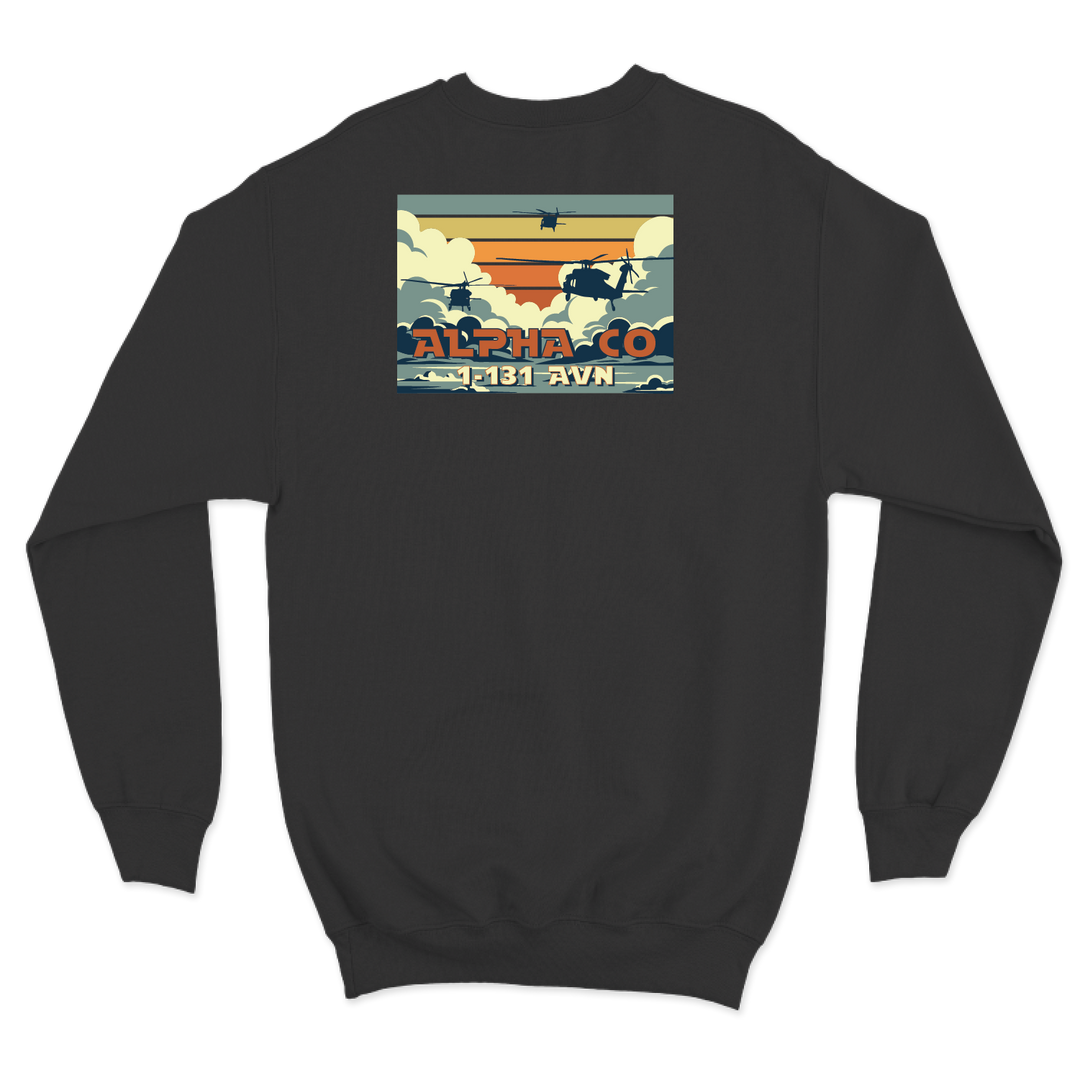 A Co, 1-131 AHB "Death's Angels" V3 Crewneck Sweatshirt