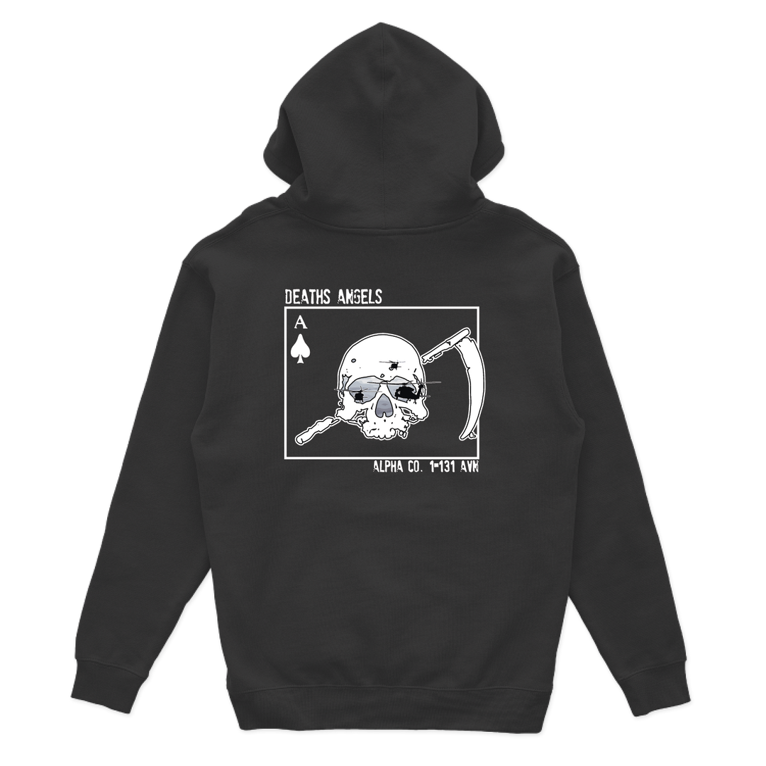 A Co, 1-131 AHB "Death's Angels" V1 Hoodies