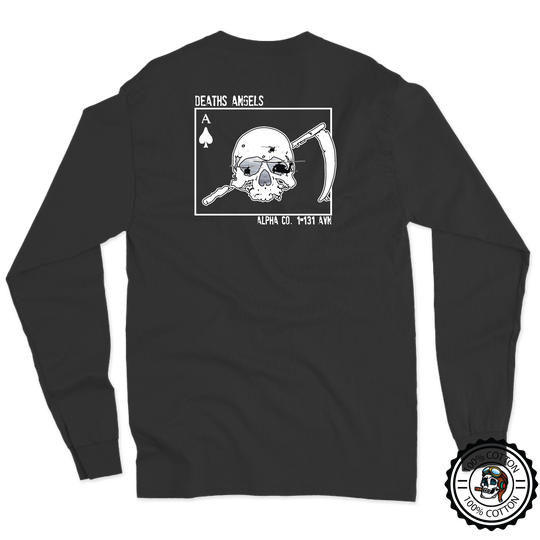 A Co, 1-131 AHB "Death's Angels" V1 Long Sleeve T-Shirt