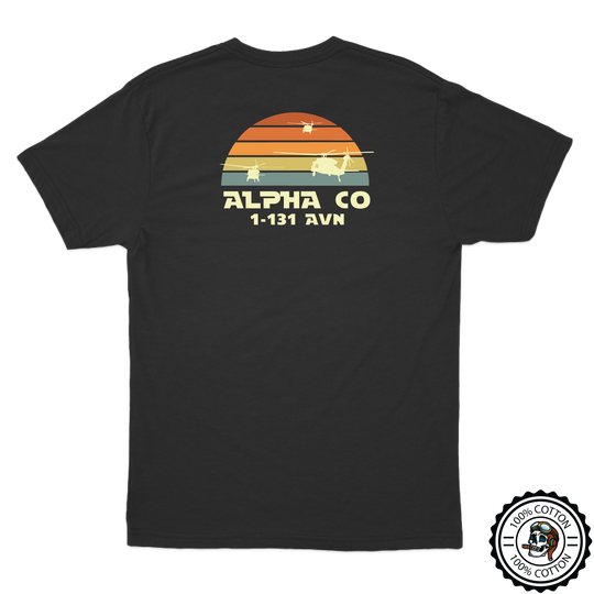 A Co, 1-131 AHB "Death's Angels" V2 T-Shirts