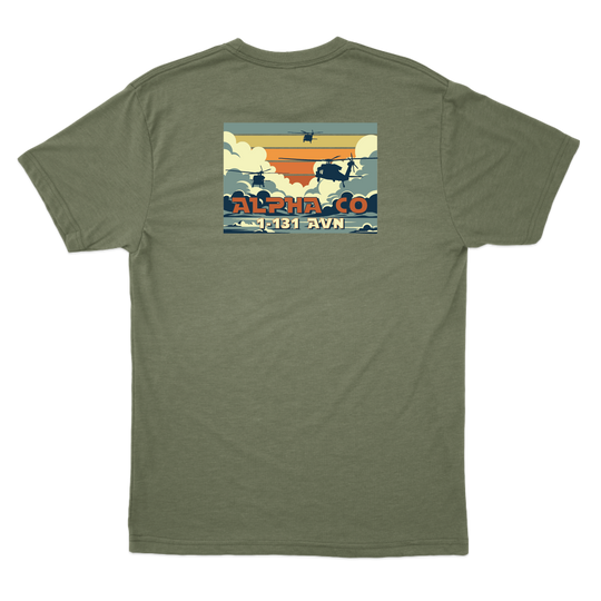A Co, 1-131 AHB "Death's Angels" V3 T-Shirts