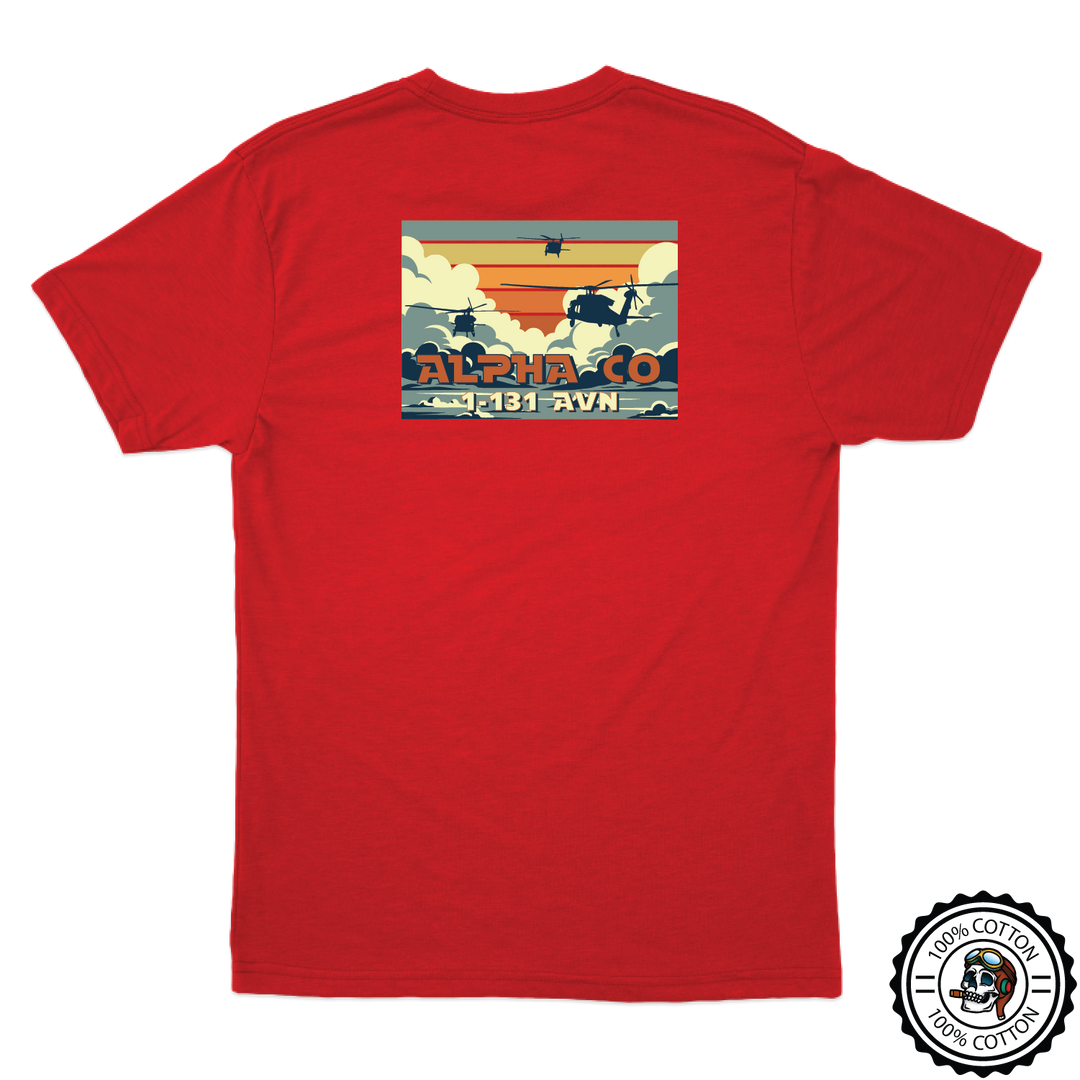 A Co, 1-131 AHB "Death's Angels" V3 T-Shirts