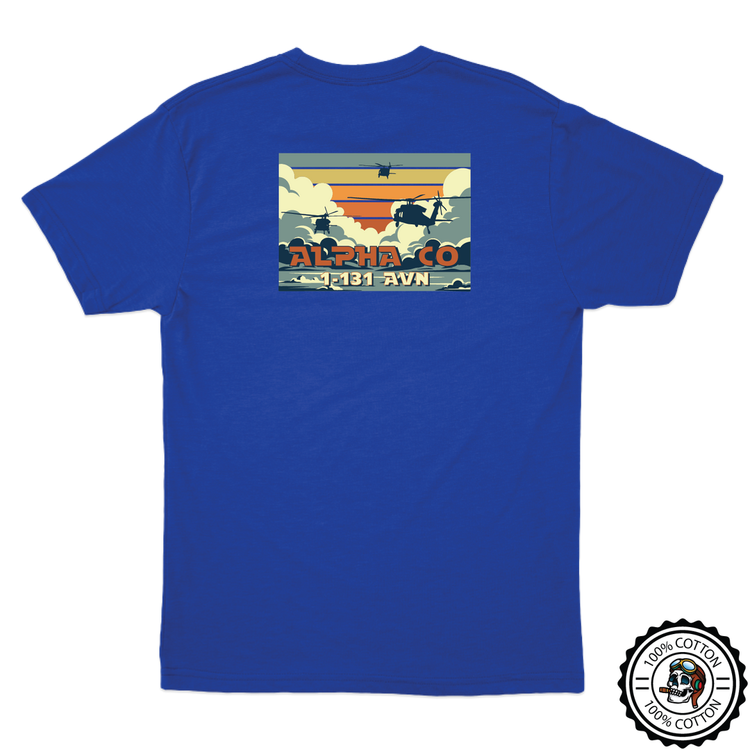 A Co, 1-131 AHB "Death's Angels" V3 T-Shirts