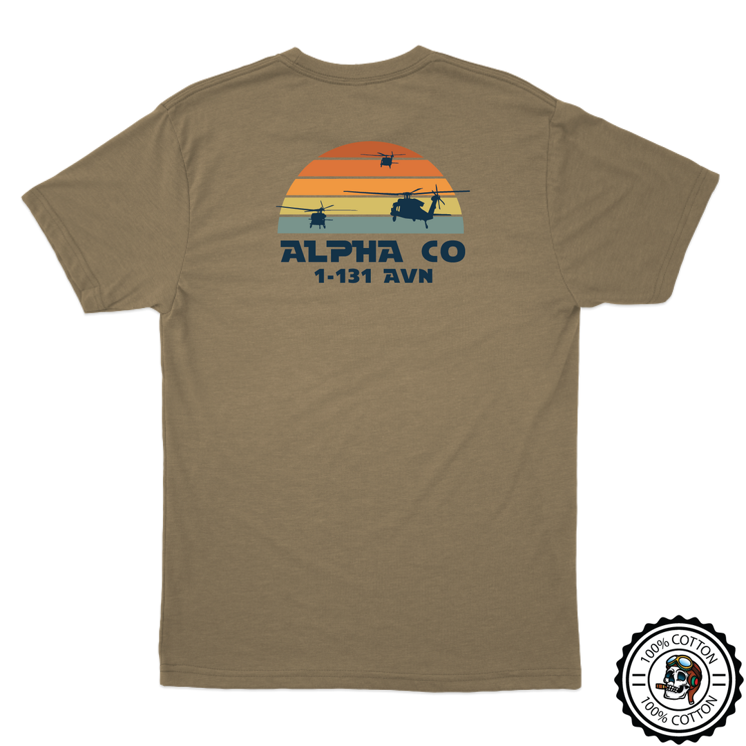 A Co, 1-131 AHB "Death's Angels" V2 Tan 499 T-Shirt