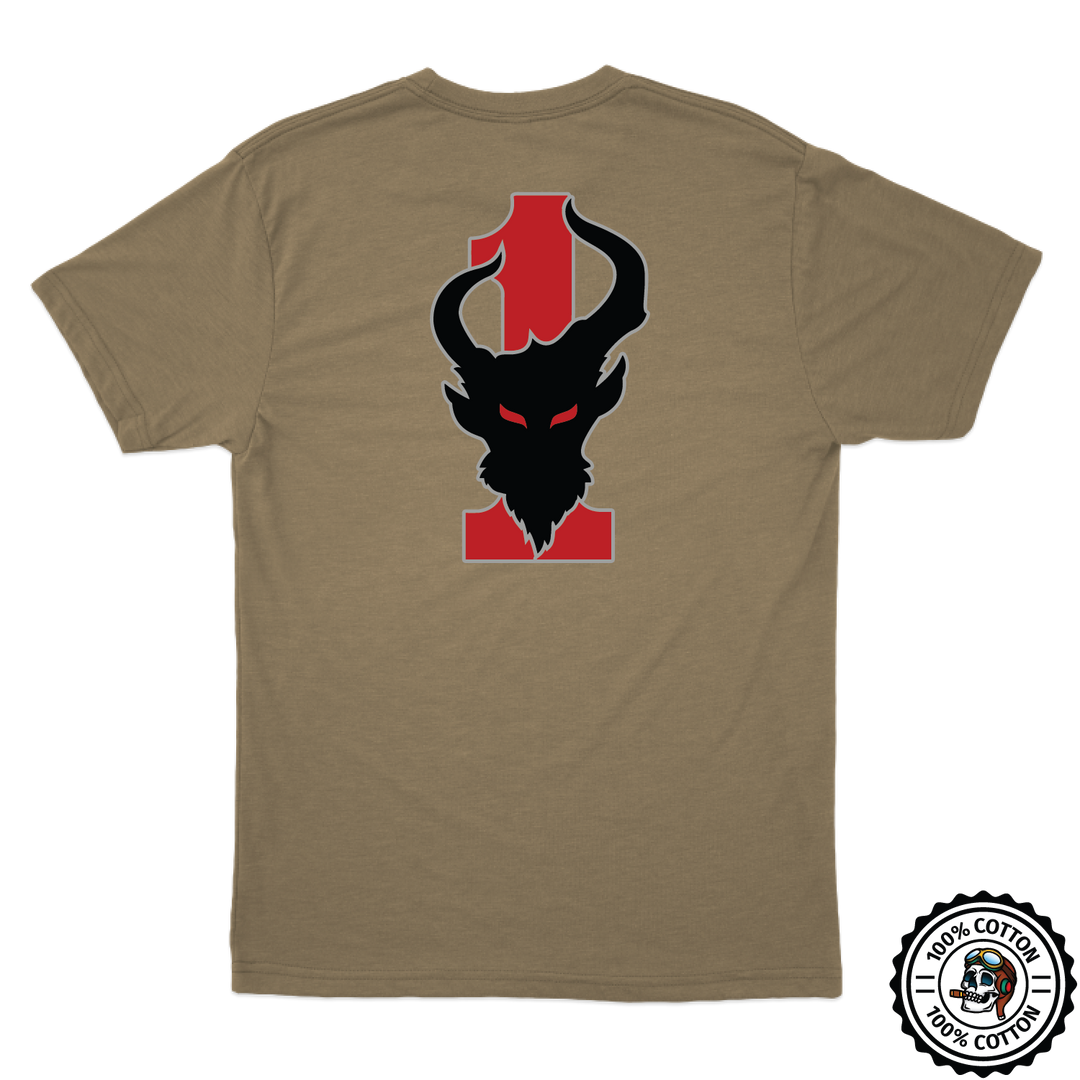 1st Combat Aviation Brigade "Demon" Tan T-Shirt