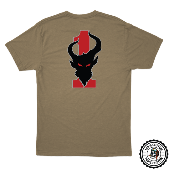 1st Combat Aviation Brigade "Demon" Tan T-Shirt