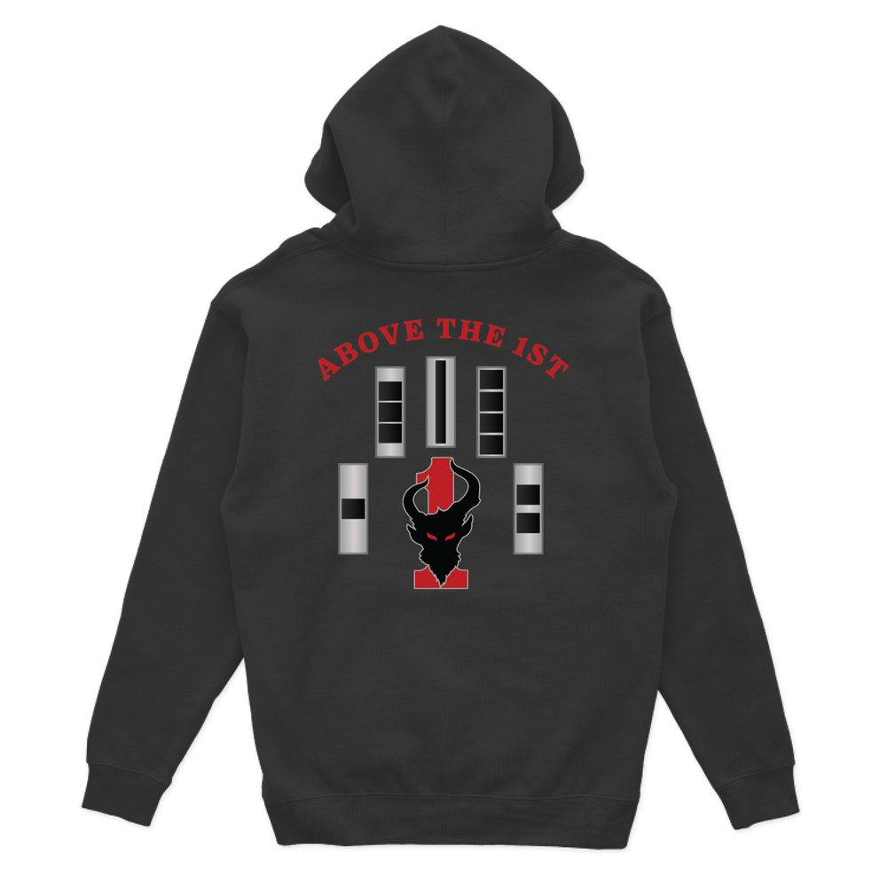 1 CAB "Above the 1st" Hoodies