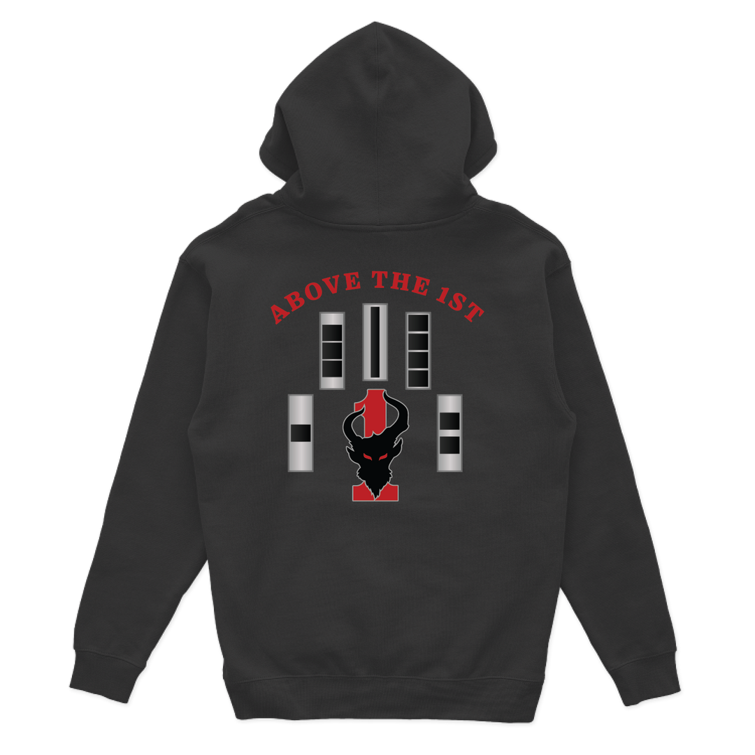1 CAB "Above the 1st" Hoodies