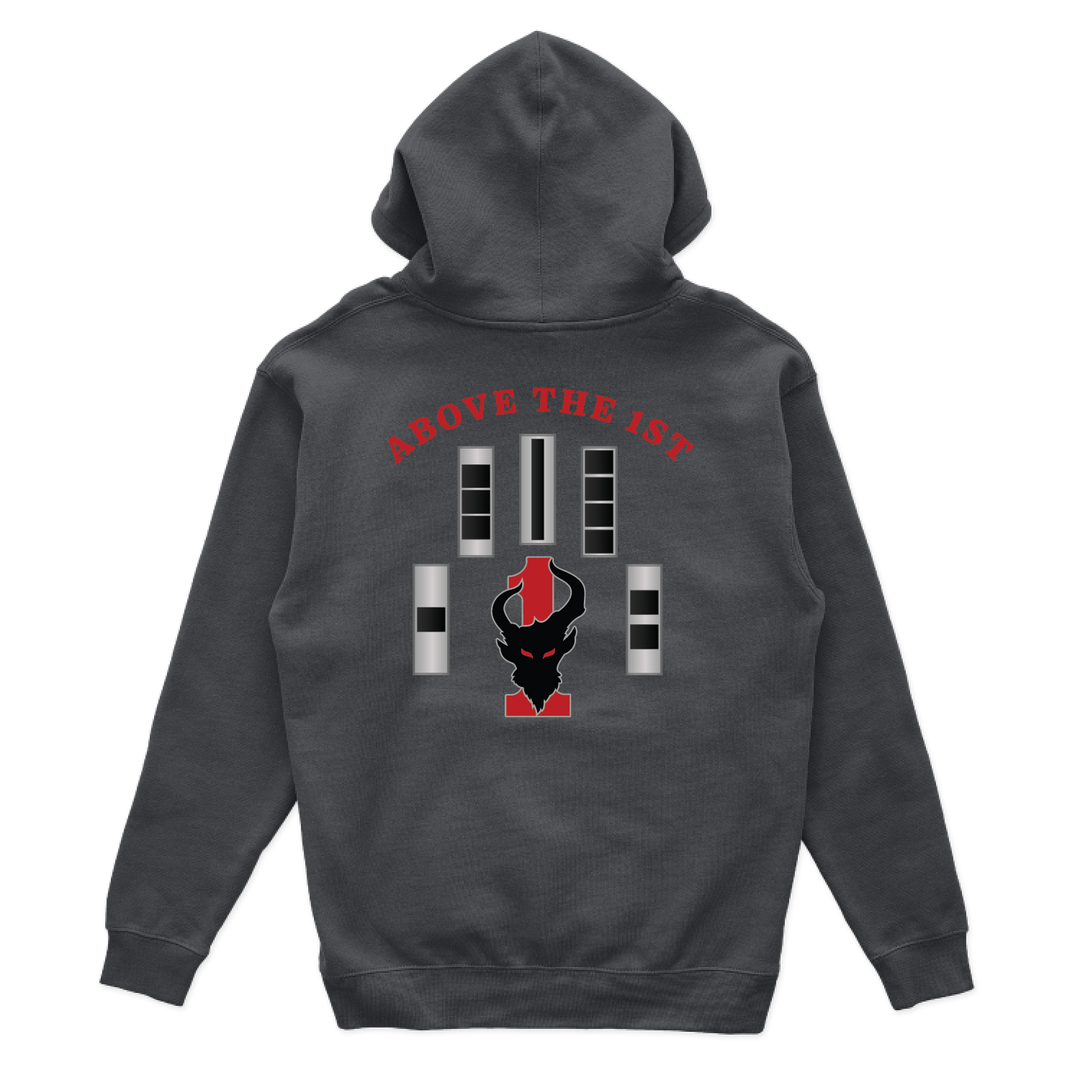 1 CAB "Above the 1st" Hoodies