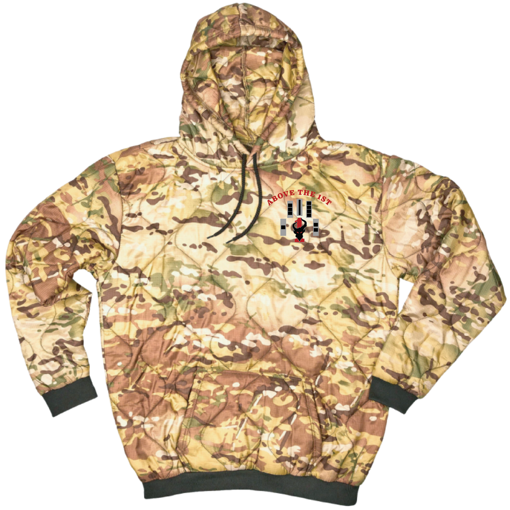 1 CAB "Above the 1st" Field Hoodie Embroidery