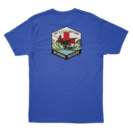 Det 1, C Co, 1-189 GSAB "Montana Dustoff" T-Shirts