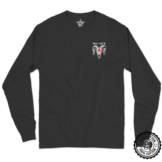 Det 1, C Co, 1-189 GSAB  Black Sheep Dustoff Long Sleeve T-Shirt